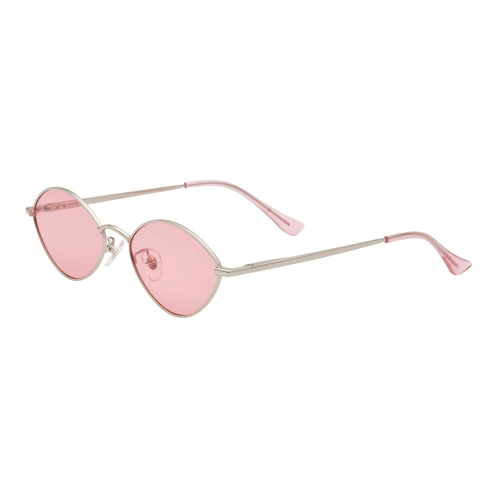 Gradient Pink Lens Silver Frame