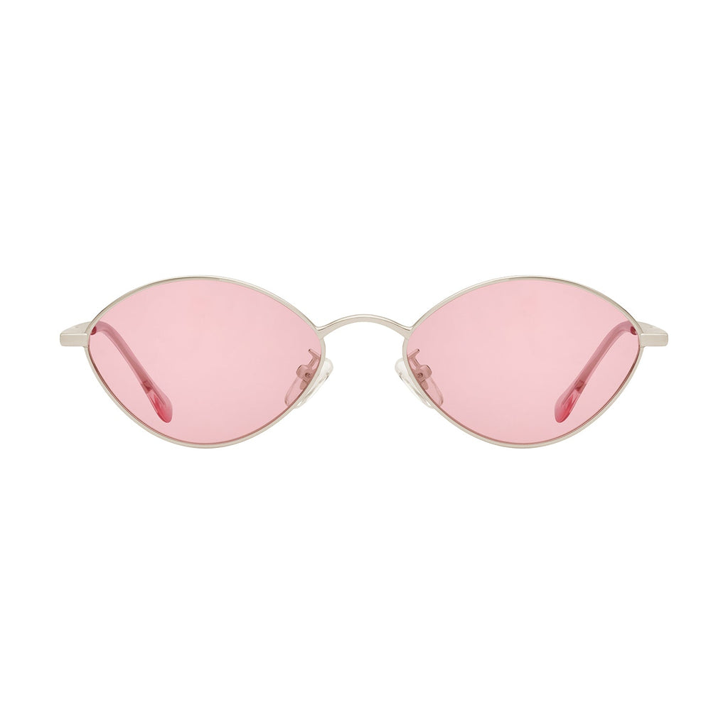 Gradient Pink Lens Silver Frame