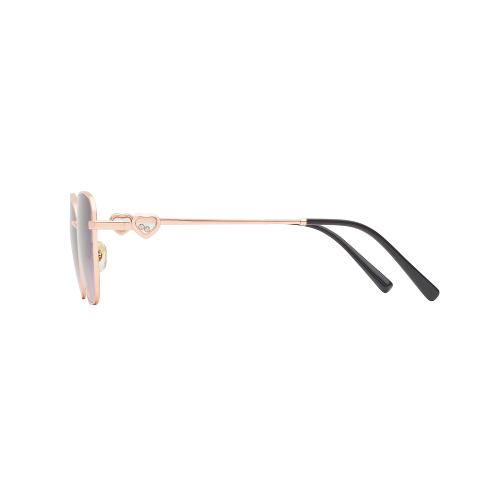 Gradient Purple Lens Rose Gold Mirrored Frame