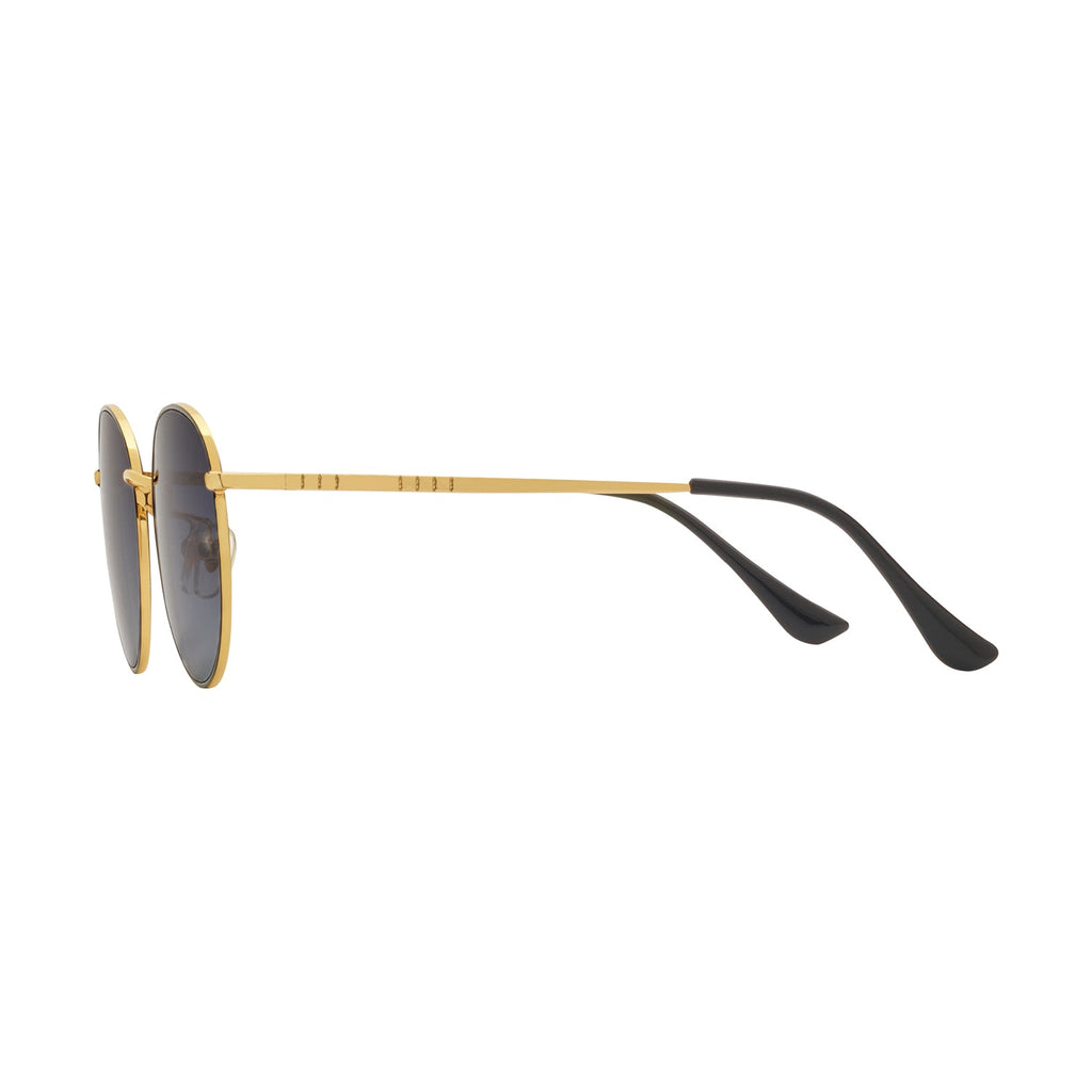 Gradient Grey Lens Black Gold Frame