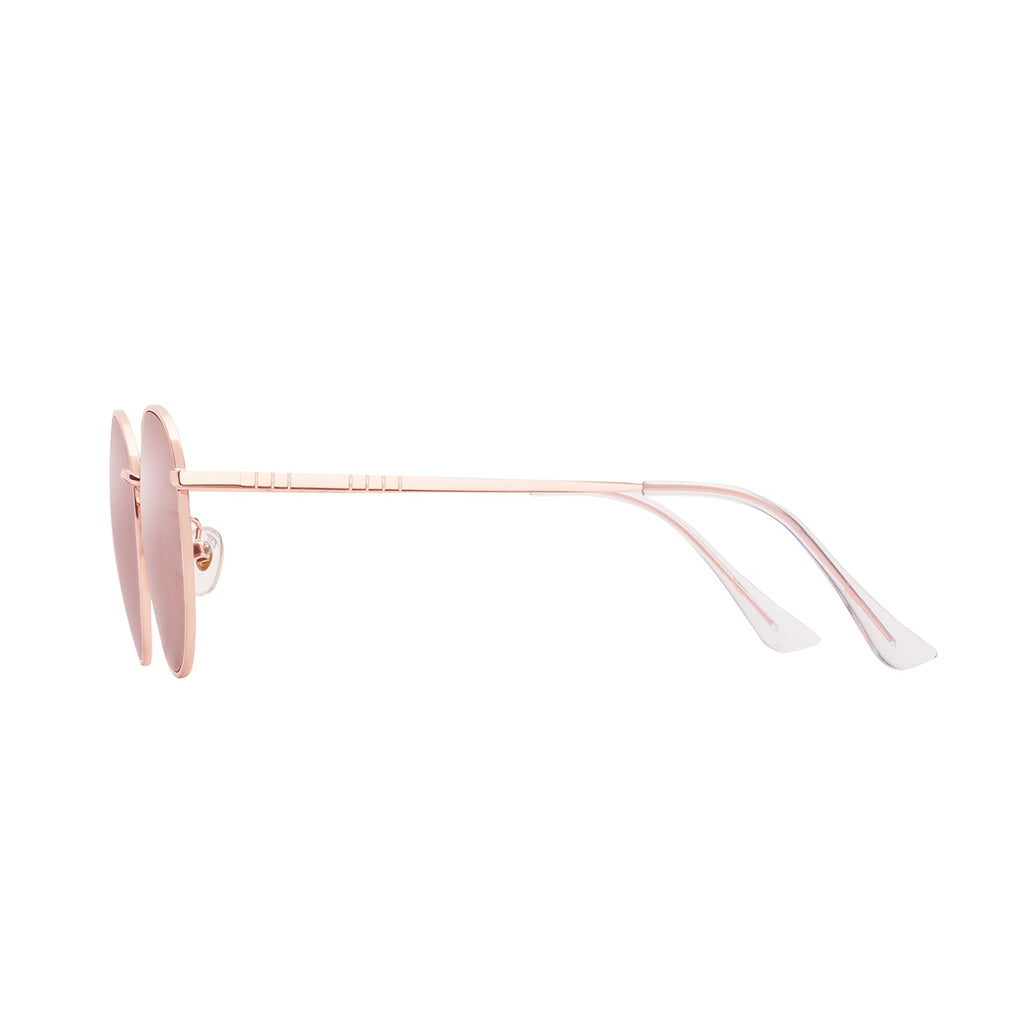 Rose Gold Mirrored Lens Glod Frame