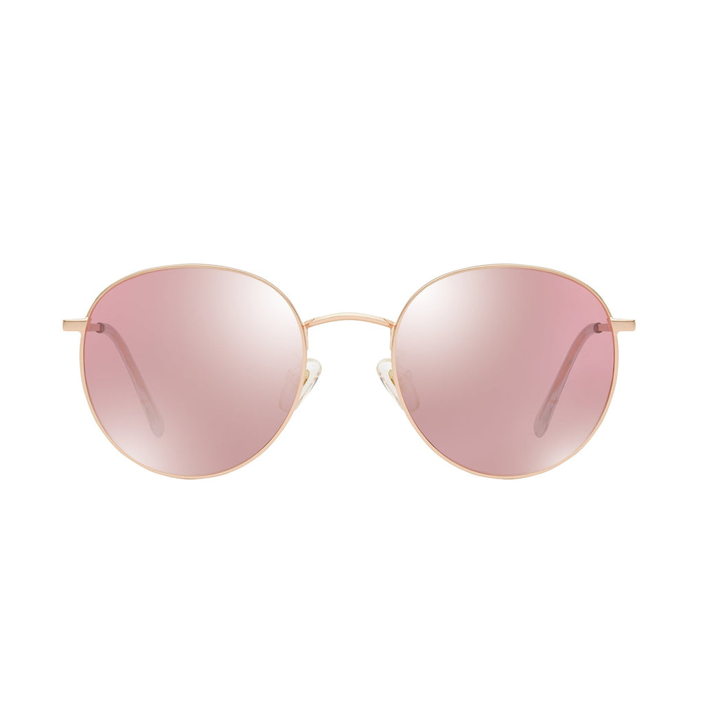 Rose Gold Mirrored Lens Glod Frame