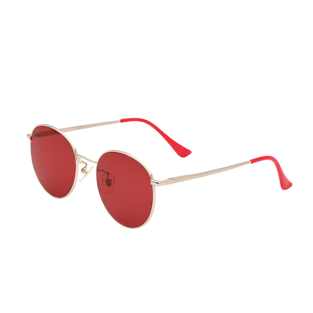 Red Lens Glod Frame