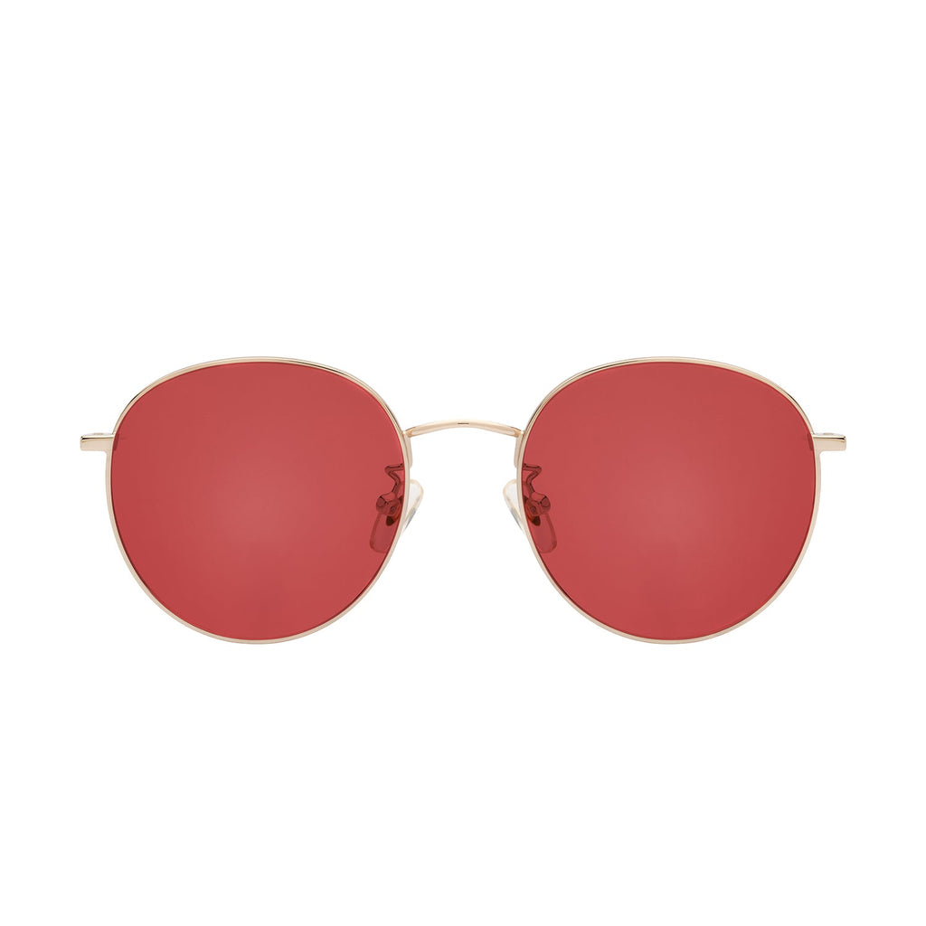 Red Lens Glod Frame