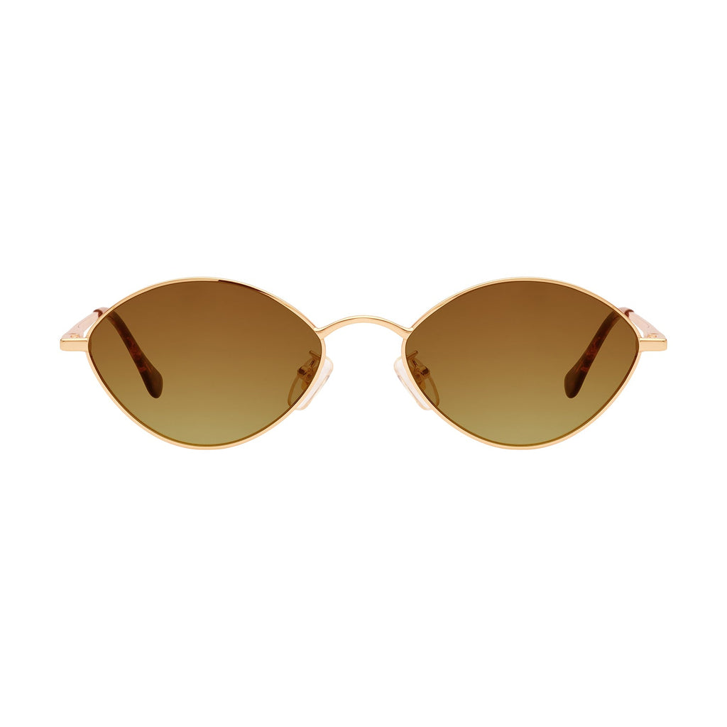 Brown Lens Gold Frame