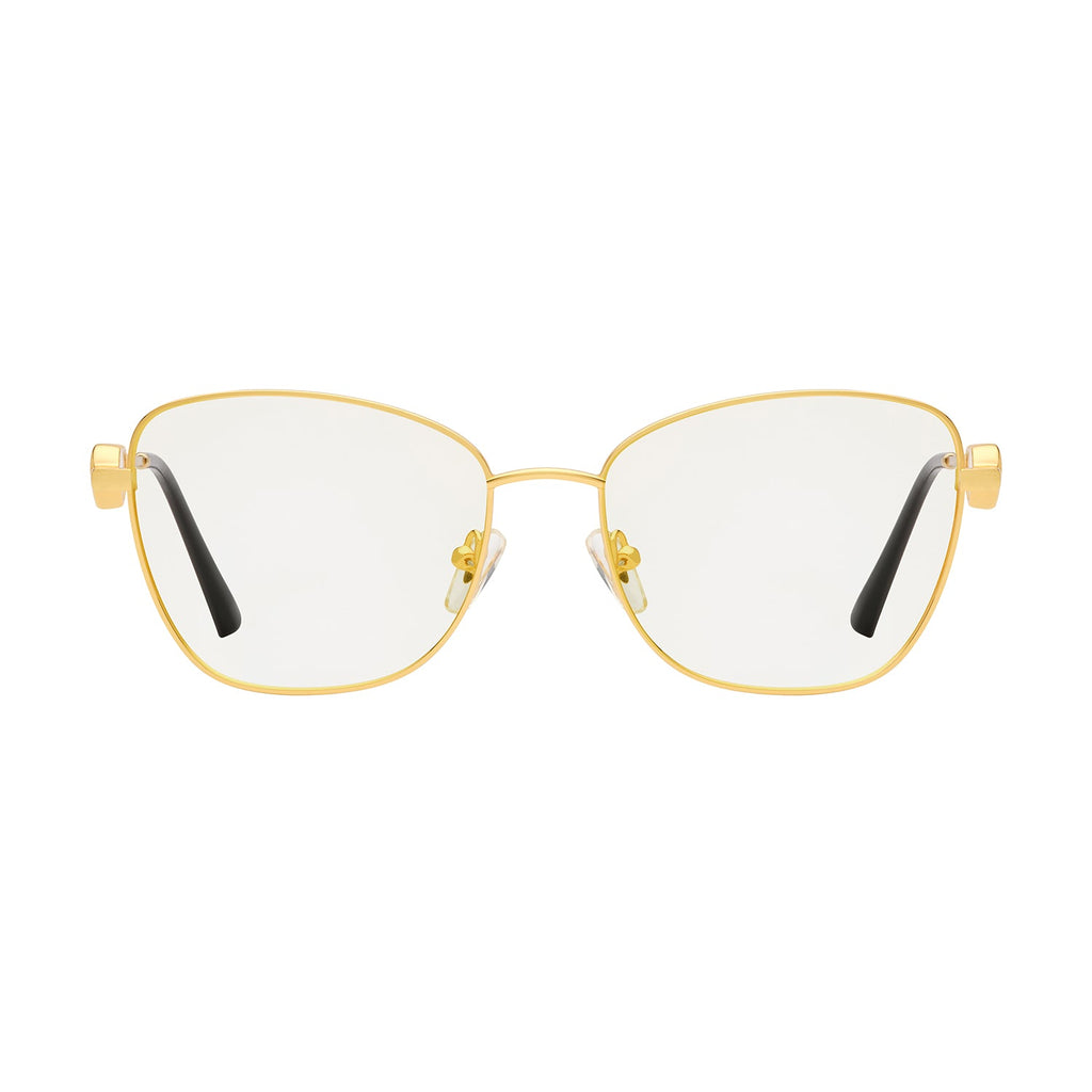 Transparent Lens Gold Frame