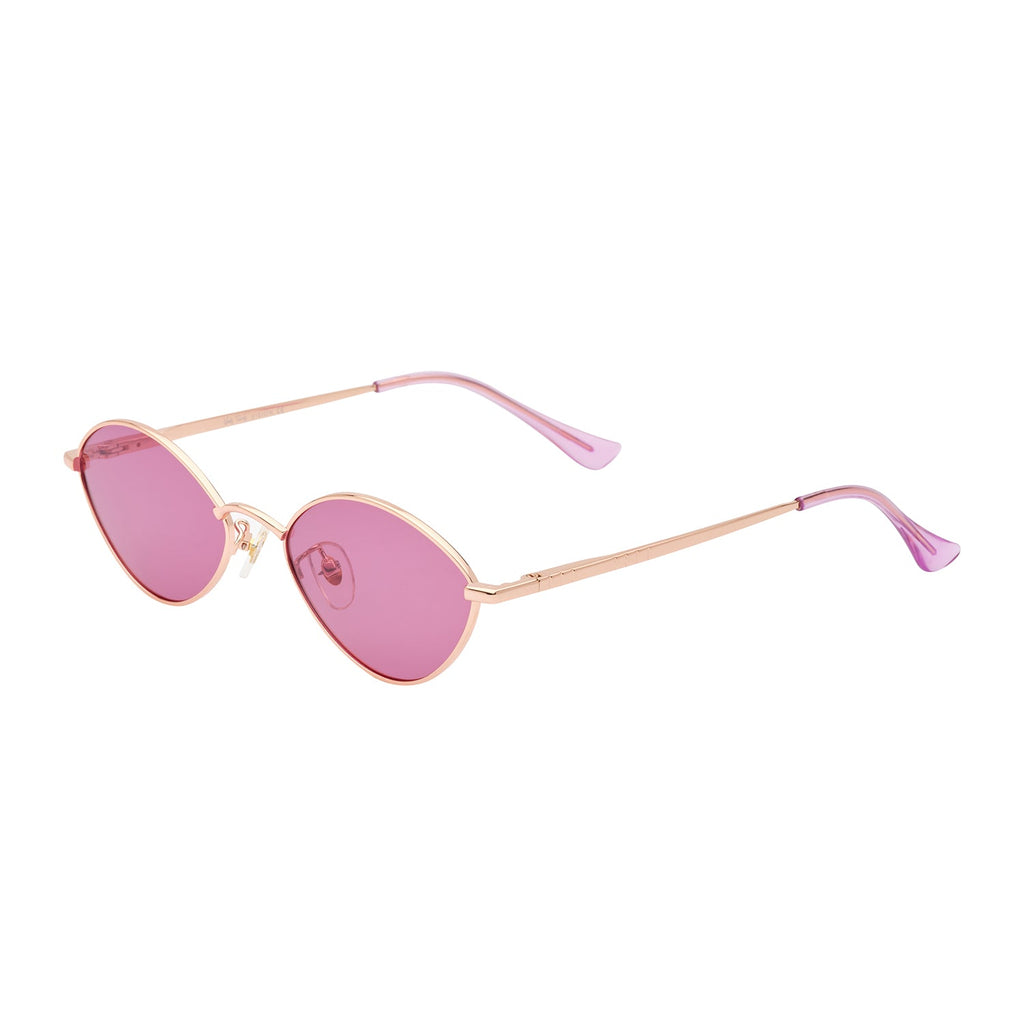 Gradient Purple Lens Rose Gold Mirrored Frame