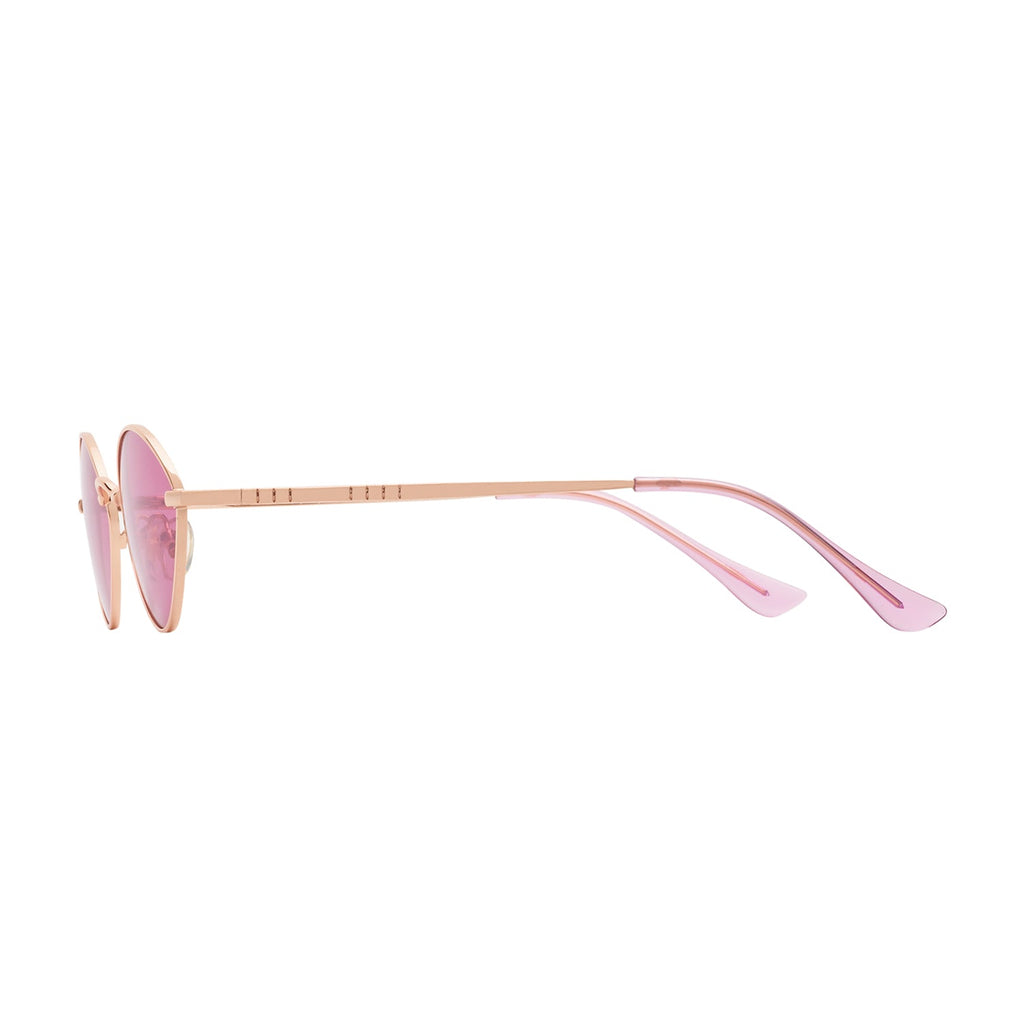 Gradient Purple Lens Rose Gold Mirrored Frame