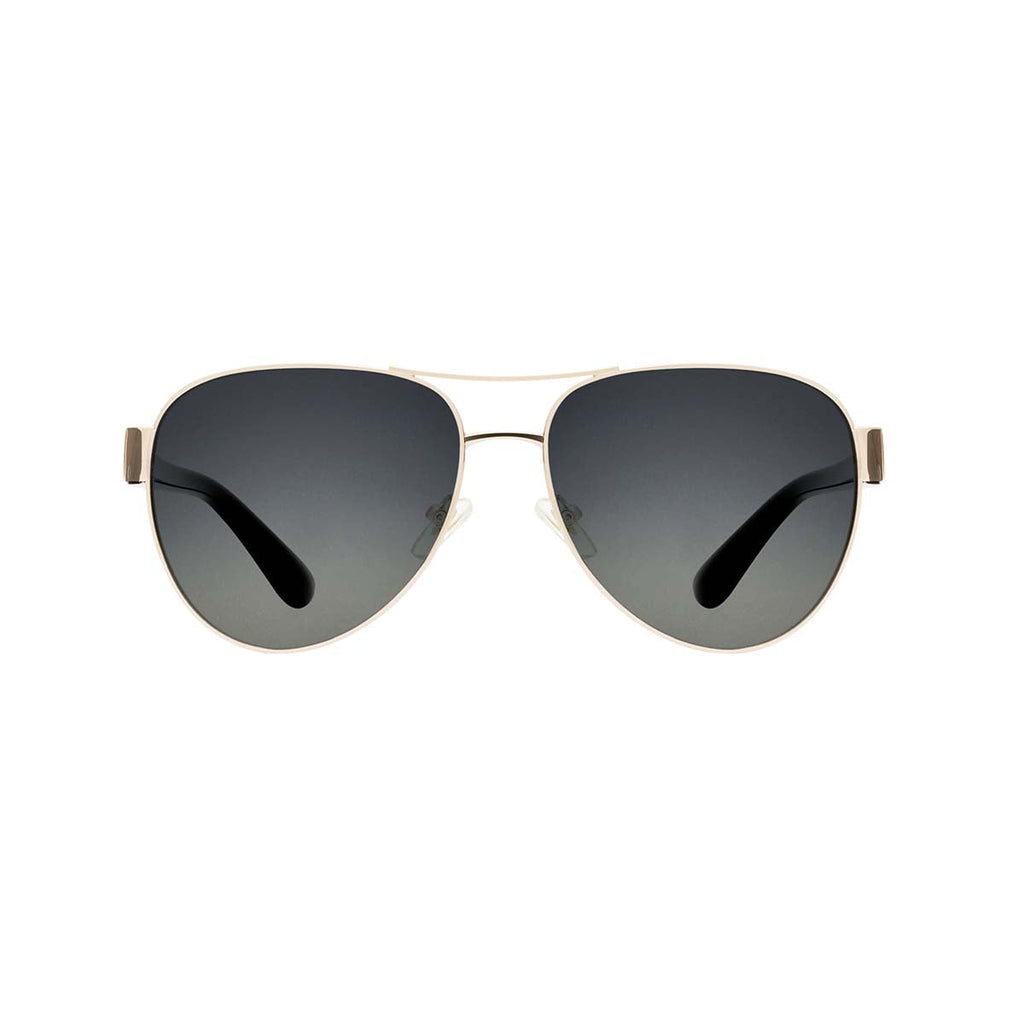 Gradient Grey Lens Gold Black Frame