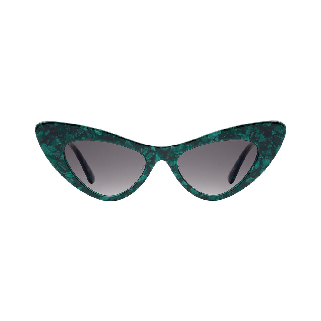 Gradient Grey Lens Dark Green Frame