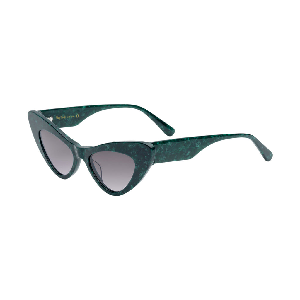 Gradient Grey Lens Dark Green Frame