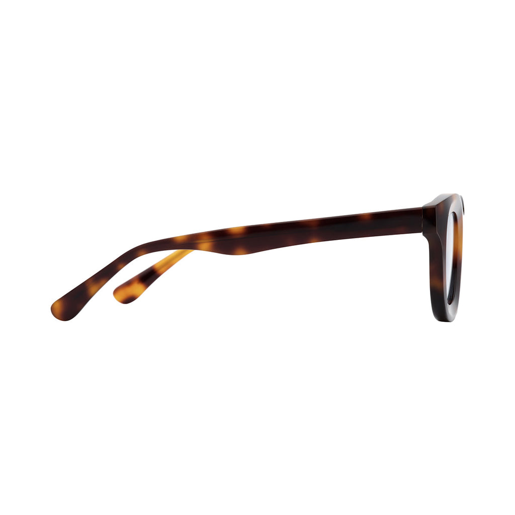 Light Blue Lens Tortoiseshell Frame