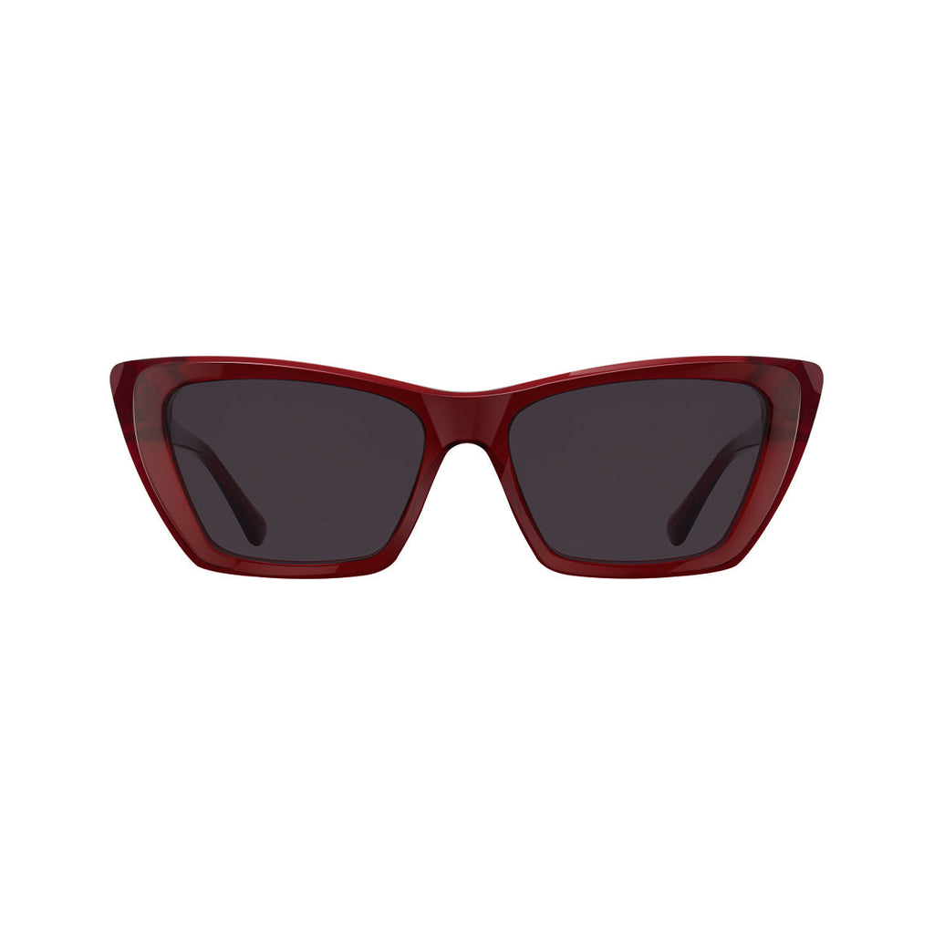 Grey Lens Transparent Red Frame