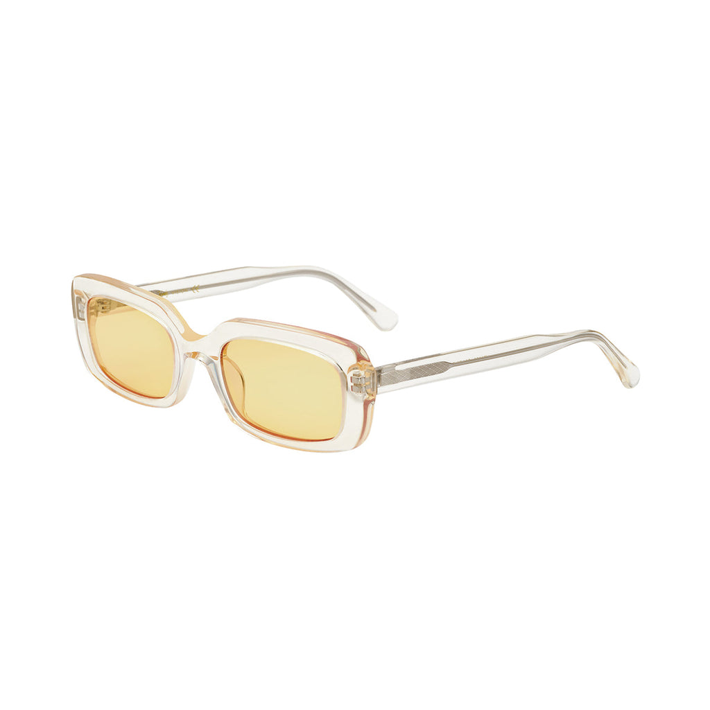 Light Yellow Lens Clear Frame