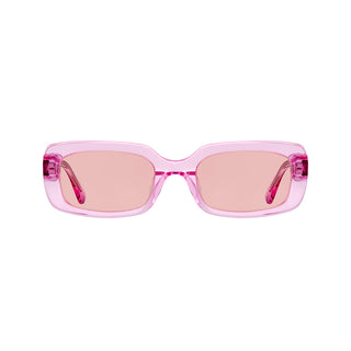 Light Pink Lens Transparent Pink Frame