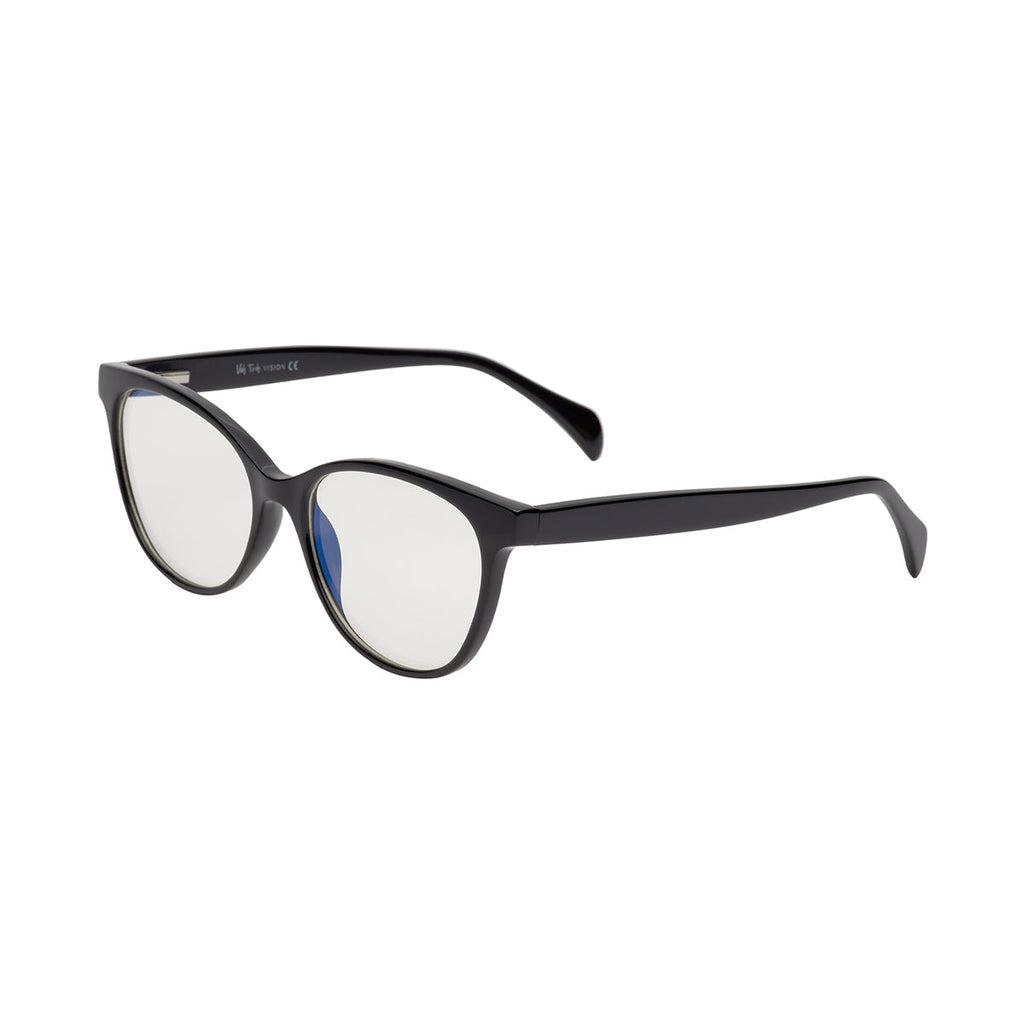 Transparent Lens Black Frame