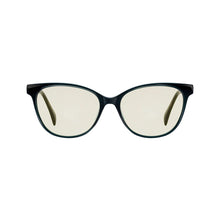 Transparent Lens Dark Green Frame
