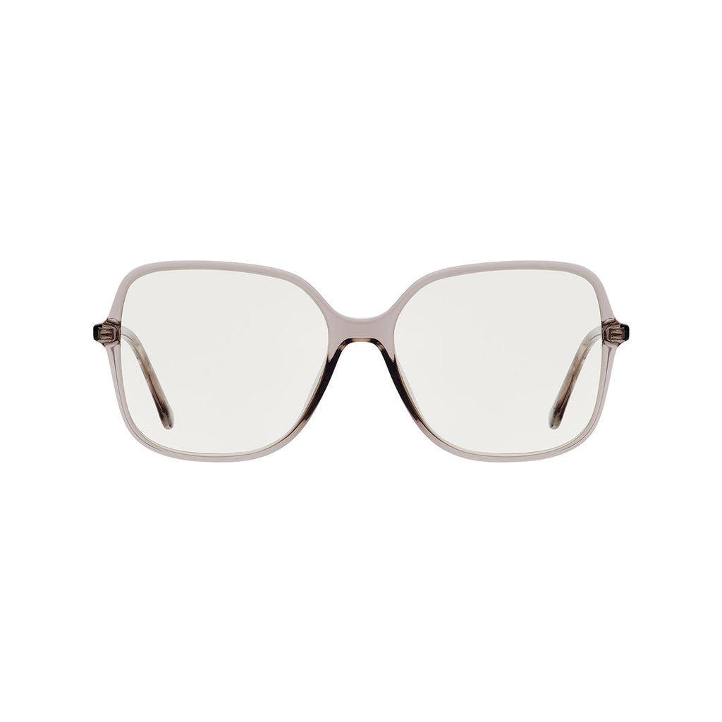 Transparent Lens Transparent Grey Frame