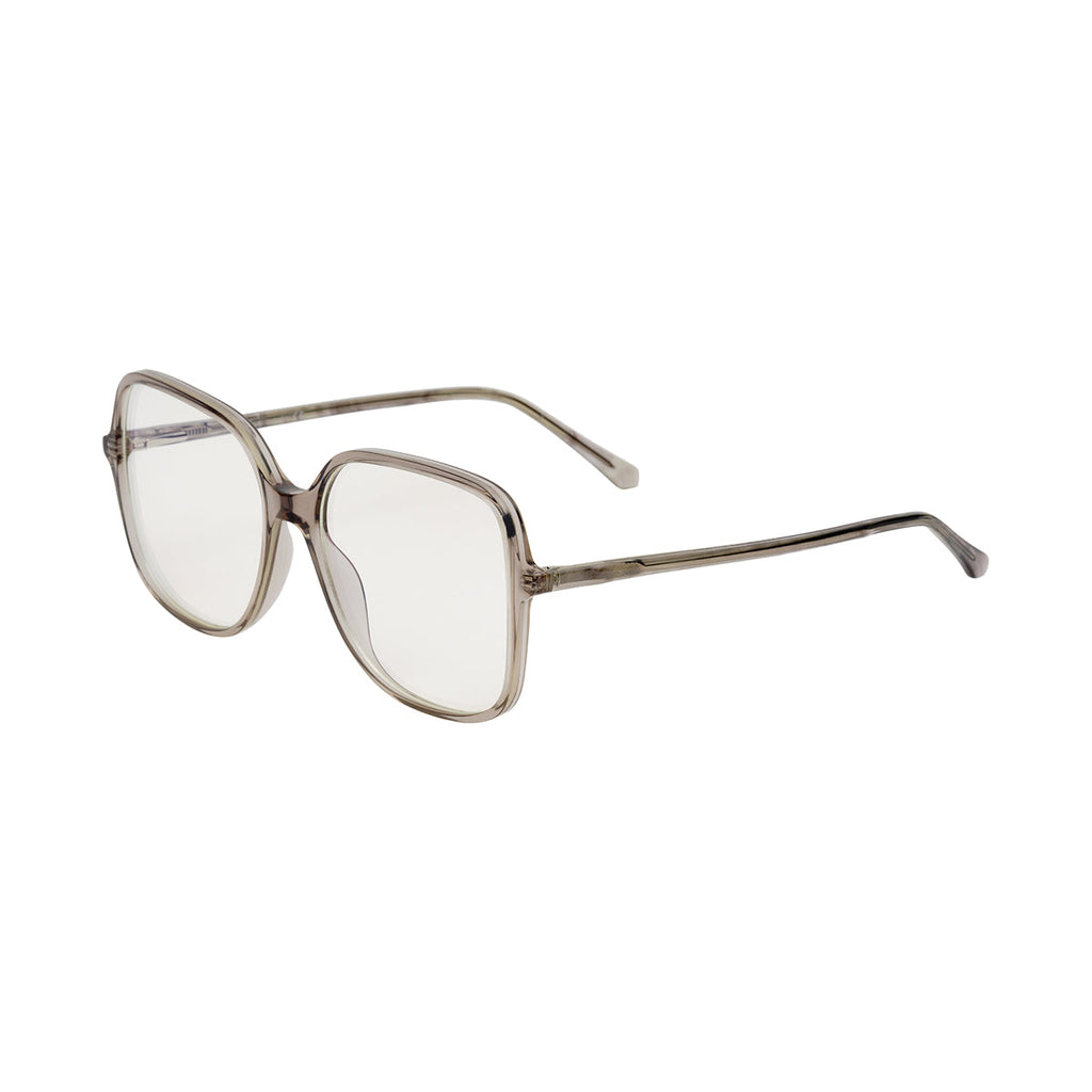 Transparent Lens Transparent Grey Frame