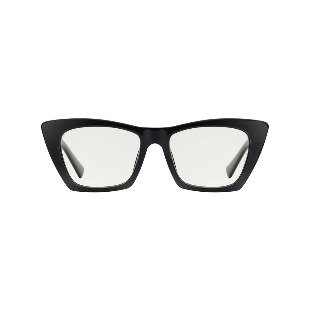 Transparent Lens Black Frame