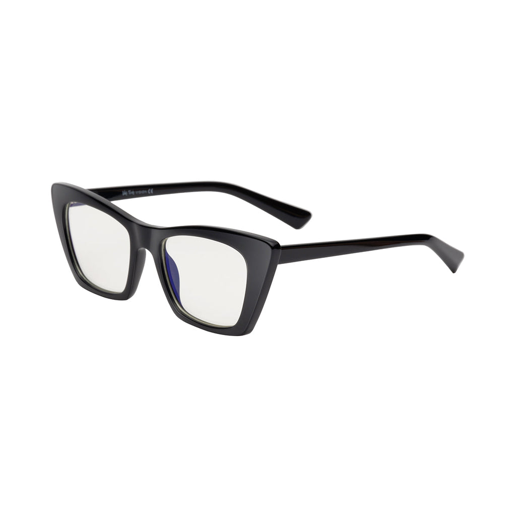 Transparent Lens Black Frame