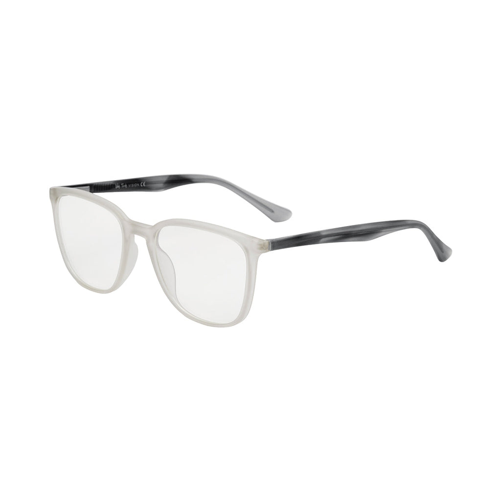 Transparent Lens Transparent Grey Frame