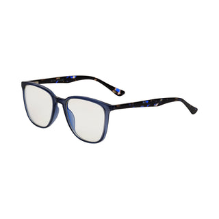 Transparent Lens Transparent Blue Frame