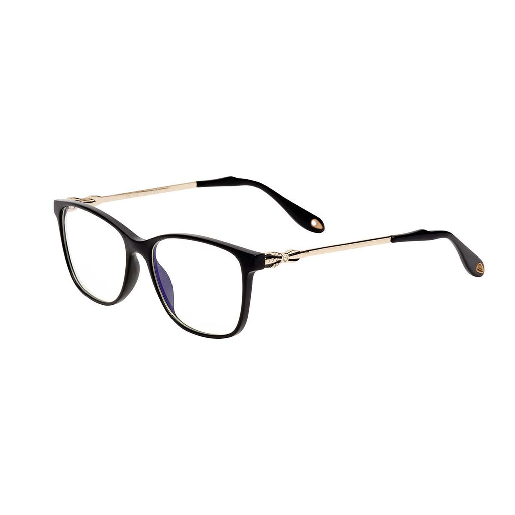 Transparent Lens Black Frame