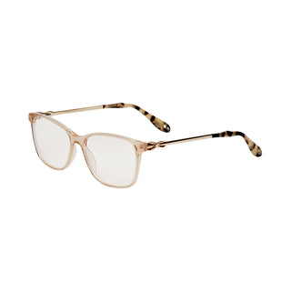 Transparent Lens Transparent Champagne Frame