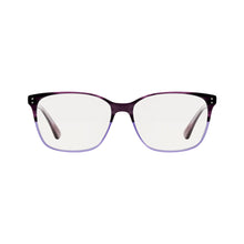 Transparent Lens Purple Tortoiseshell Frame