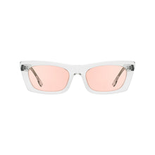 Pink Lens Clear Frame