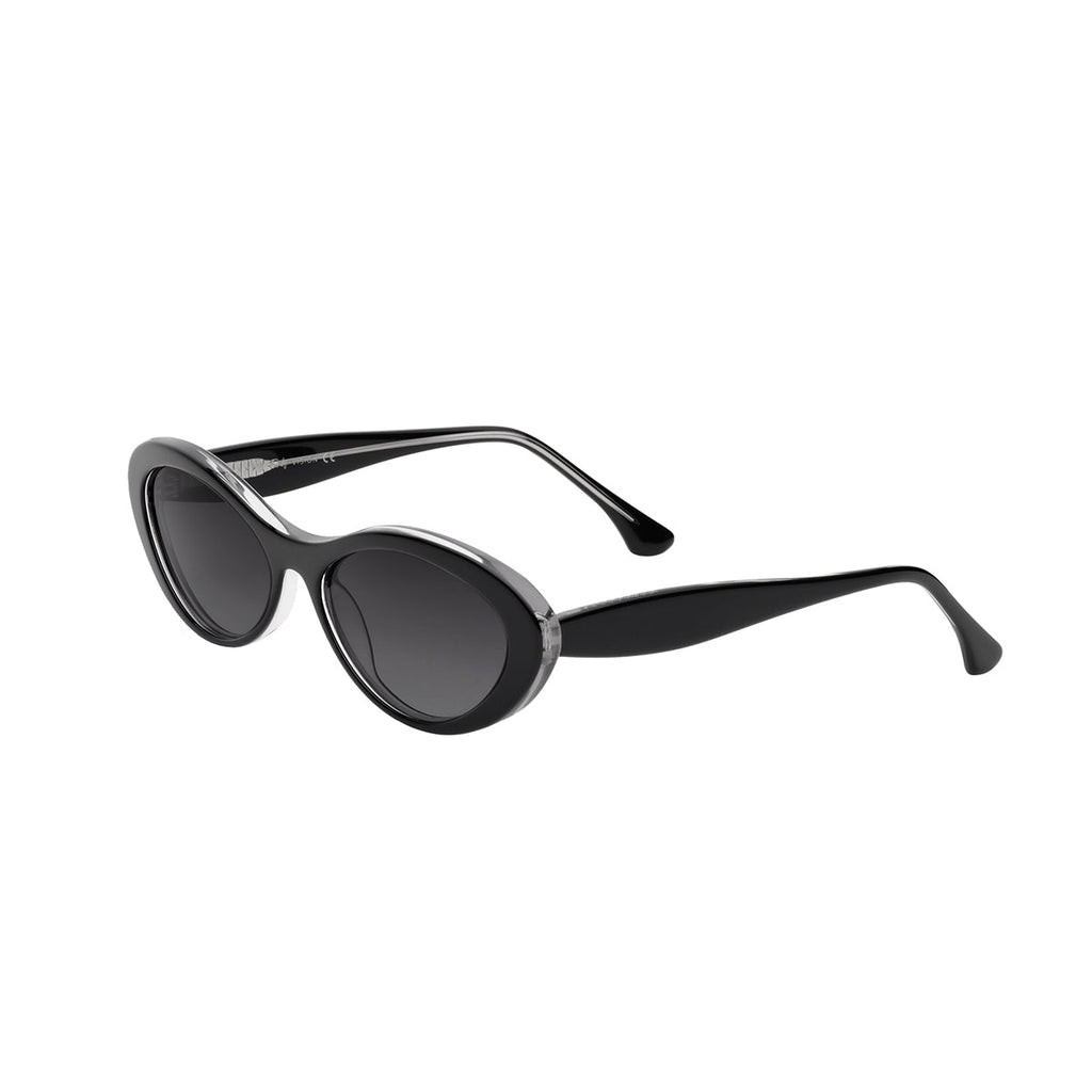 Gradient Grey Lens Black Frame