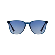 Gradient Blue Lens Transparent Blue Frame