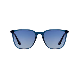 Gradient Blue Lens Transparent Blue Frame