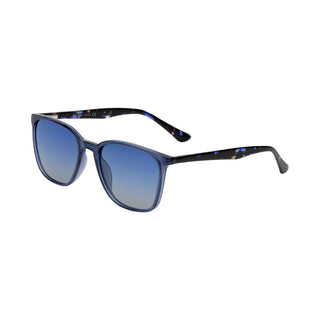Gradient Blue Lens Transparent Blue Frame