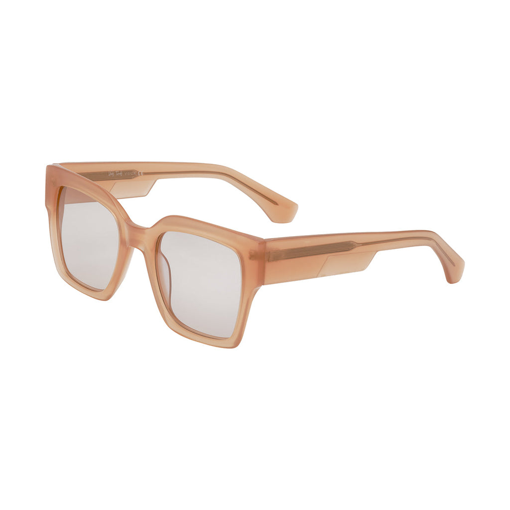 Light Grey Lens Transparent Champagne Frame