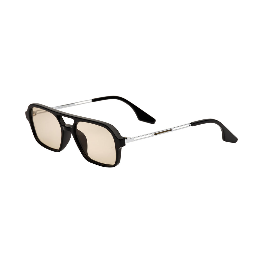 Light Khaki Lens Black Frame