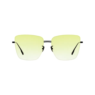Gradient Green Lens Matte Black Frame