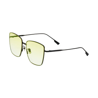 Gradient Green Lens Matte Black Frame