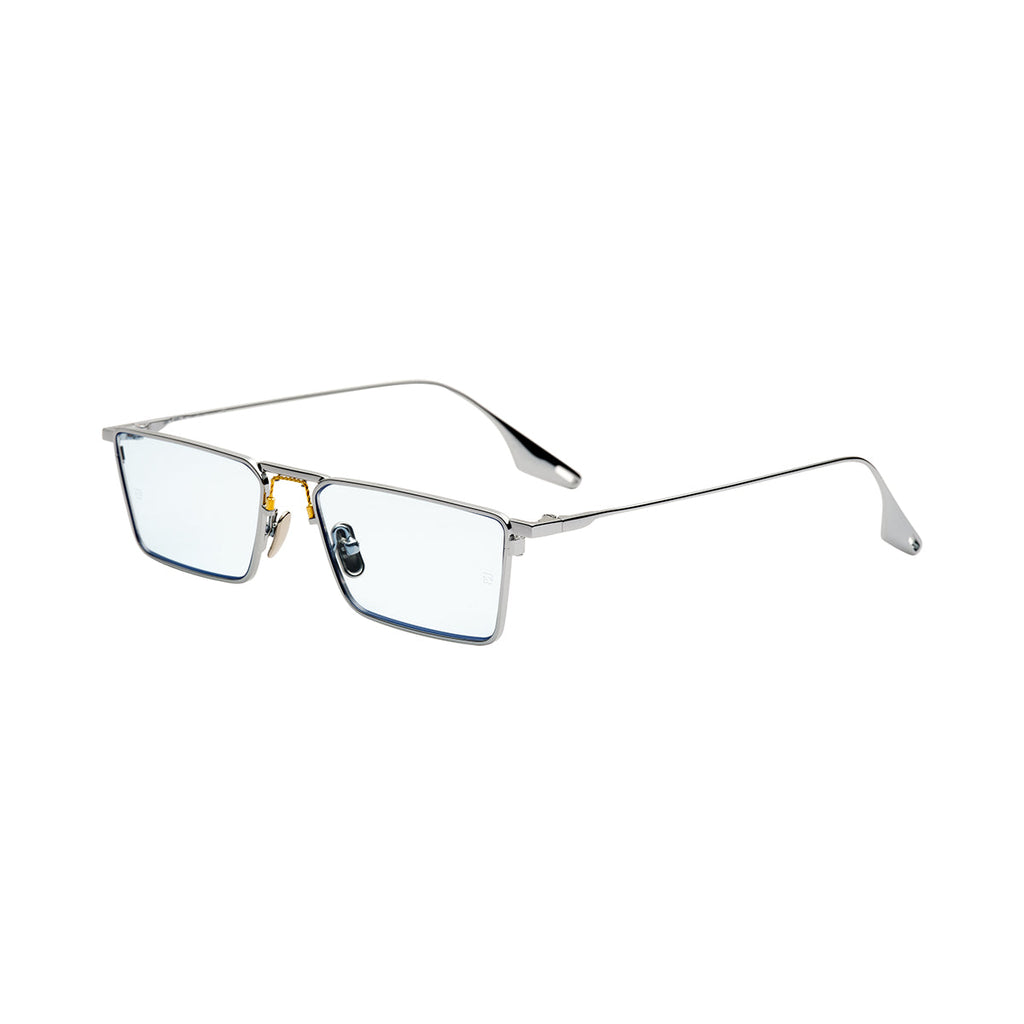 Light Blue Lens Silver Frame