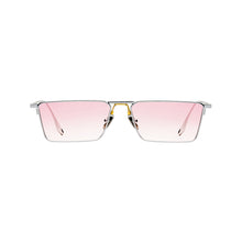 Load image into Gallery viewer, Gradient Light Pink Lens Silver Frame