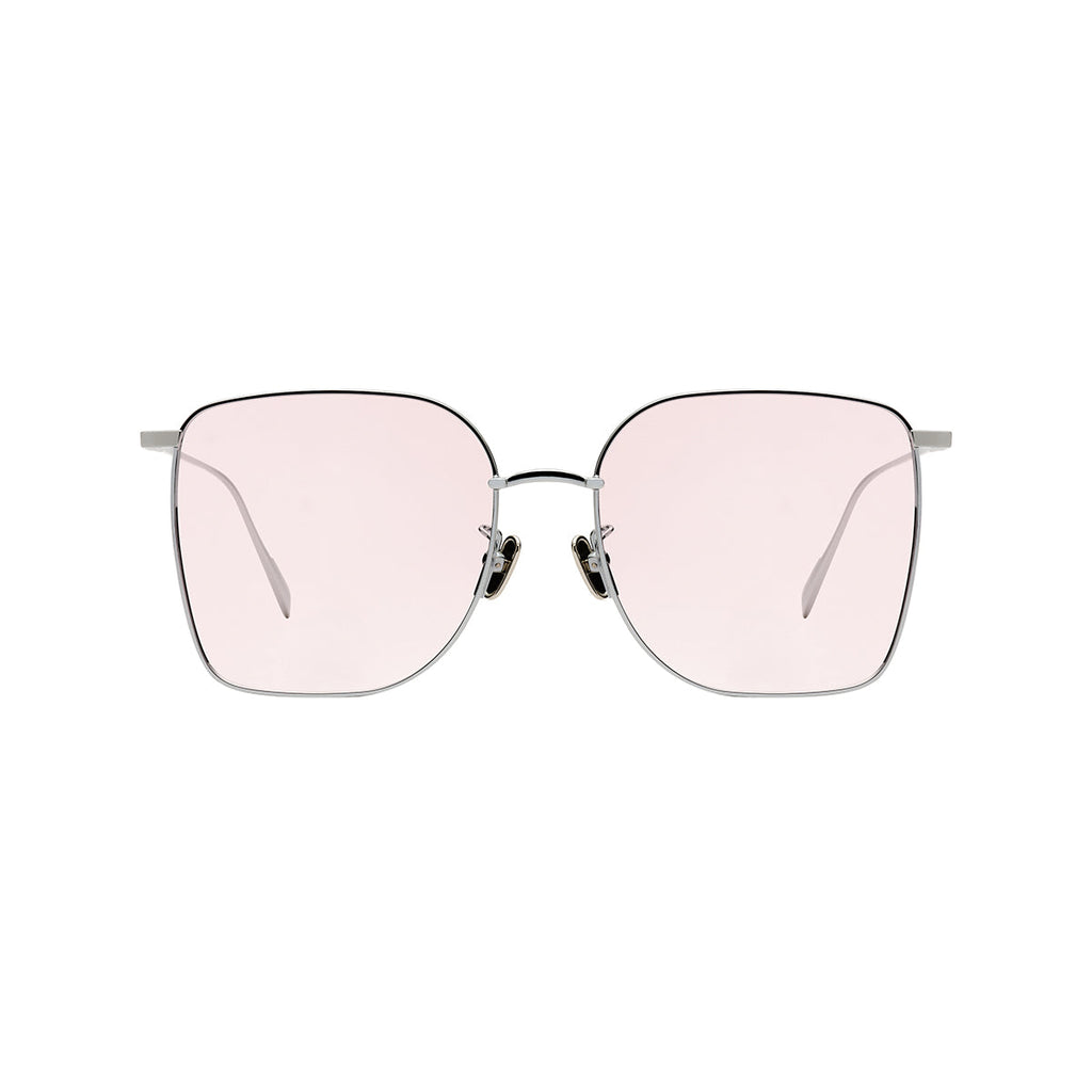 Light Pink Lens Silver Frame