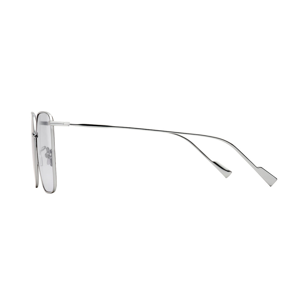 Light Grey Lens Silver Frame