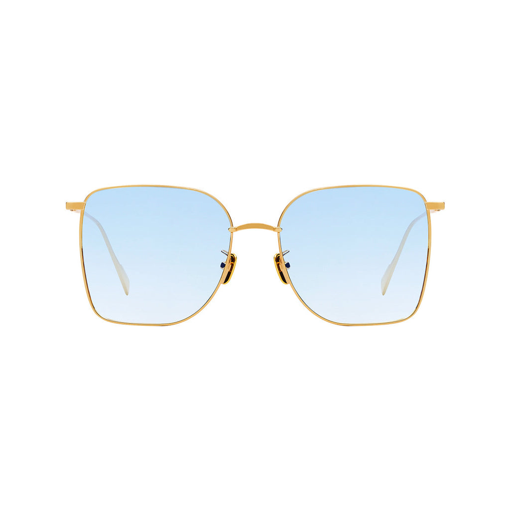 Gradien Light Blue Lens Gold Frame