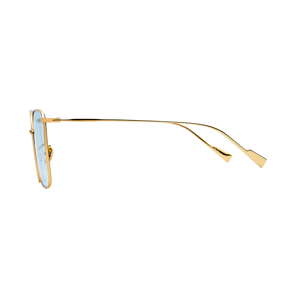 Gradien Light Blue Lens Gold Frame