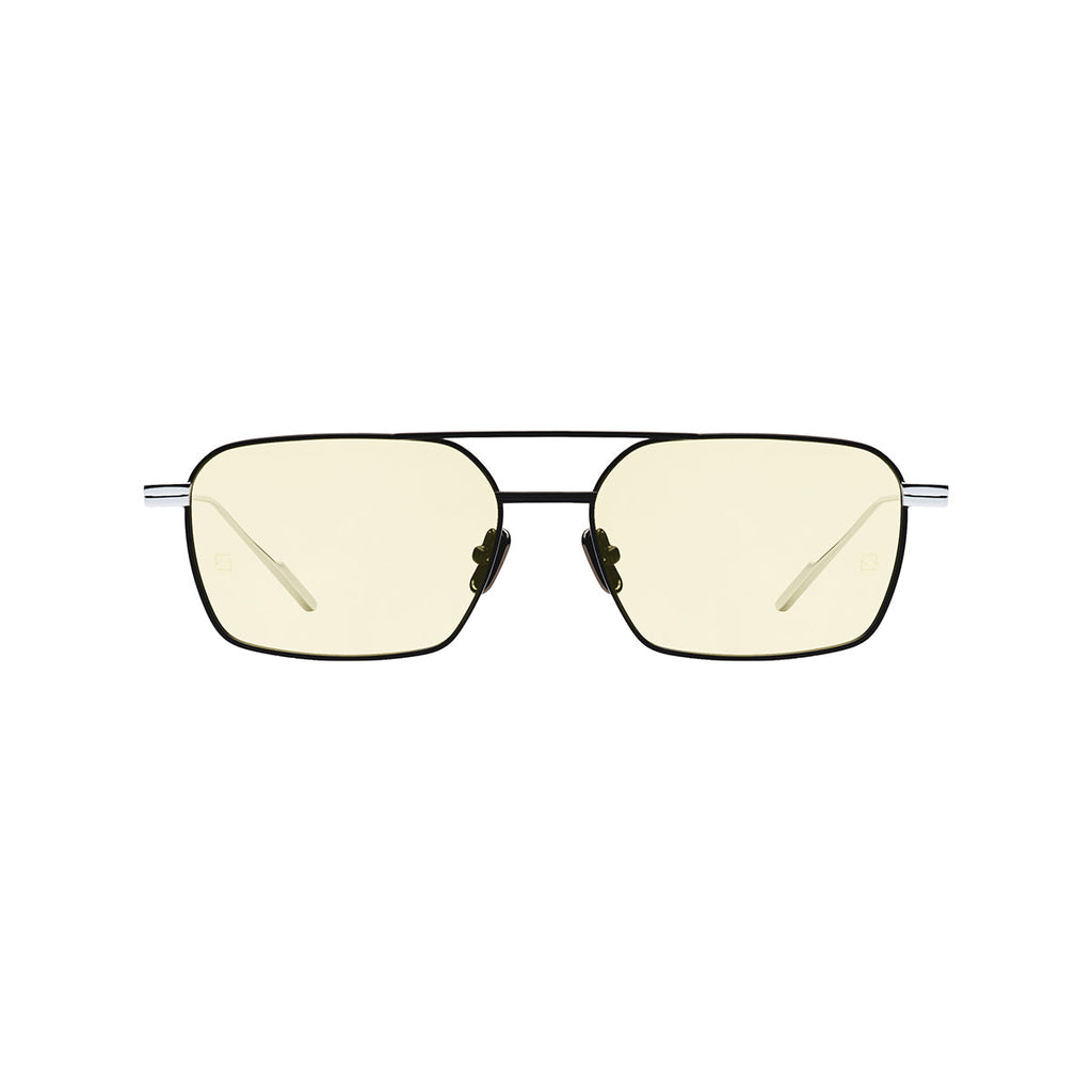 Light Yellow Lens Matte Black Frame