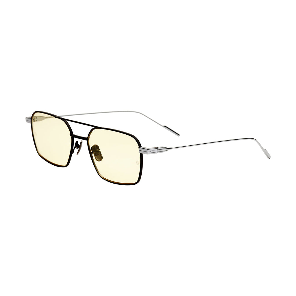 Light Yellow Lens Matte Black Frame